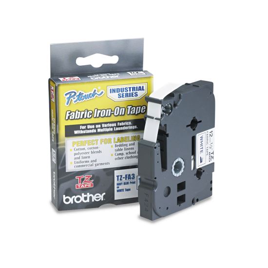 Brother P-Touch® TZ Industrial Series Fabric Iron-On Tape1