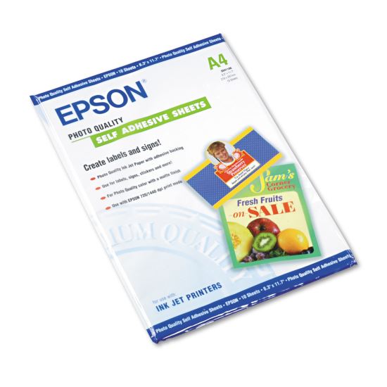 Epson® Photo-Quality Self Adhesive Paper1