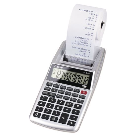 Canon® P1-DHV 12-Digit Palm Printing Calculator1