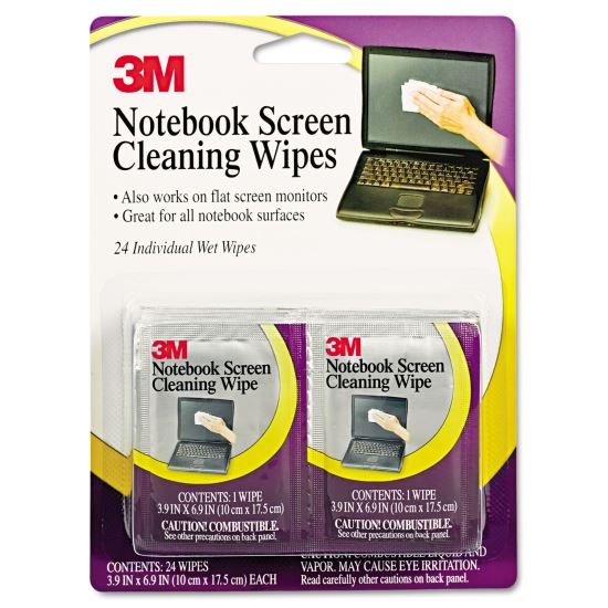 3M™ Notebook Screen Cleaning Wipes1