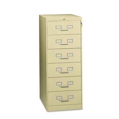 Tennsco Six-Drawer Multimedia/Card File Cabinet1