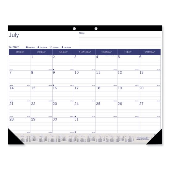 Blueline® Monthly Desk Pad Calendar1