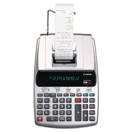 Canon® MP25DV 12-Digit Ribbon Printing Calculator1