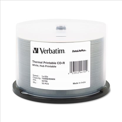 Verbatim® CD-R DataLifePlus Printable Recordable Disc1