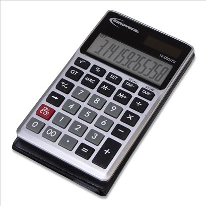 Innovera® 12-Digit Pocket Calculator with Tax Functions1