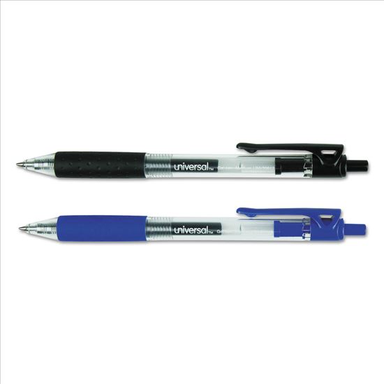 Universal™ Comfort Grip® Clear Barrel Retractable Gel Ink Roller Ball Pen1