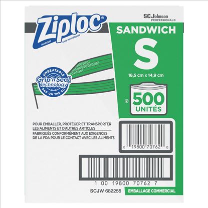 Ziploc® Resealable Sandwich Bags1