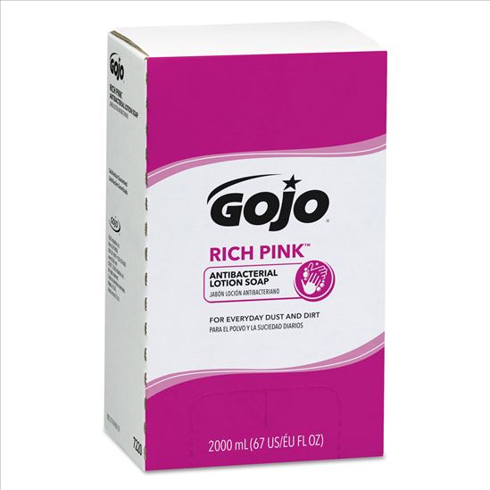 GOJO® RICH PINK™ Antibacterial Lotion Soap1