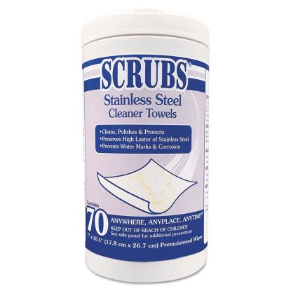 SCRUBS® Stainless Steel Cleaner Towels1