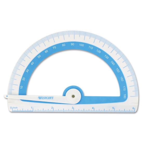 Westcott® Student Protractor with Antimicrobial Product Protection1