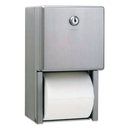 Bobrick Stainless Steel Two-Roll Tissue Dispenser1