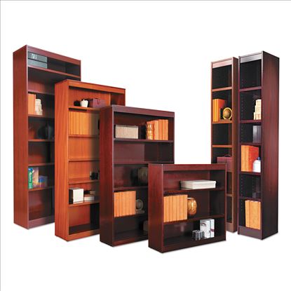 Alera® Veneer Square Corner Bookcase1