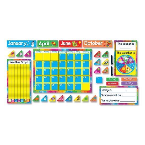 TREND® Year Around Calendar Bulletin Board Set1