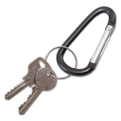 Advantus Carabiner Key Chains with Split Key Rings1