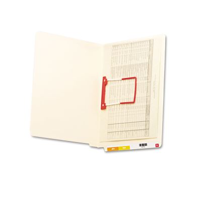 Smead® Heavyweight Manila Reinforced End Tab U-Clip Fastener Folders1