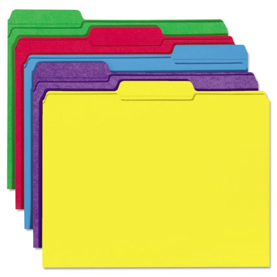 Universal® Reinforced Top-Tab File Folders1