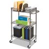 Alera® Three-Tier Wire Cart with Basket3