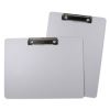 Universal® Plastic Brushed Aluminum Clipboard1