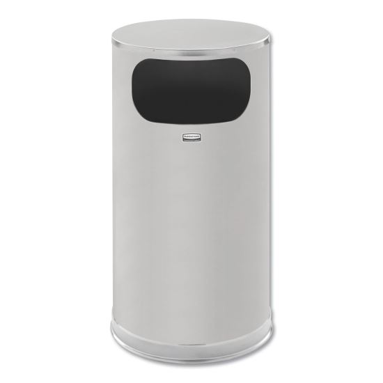 Rubbermaid® Commercial European & Metallic Series Waste Receptacle with Large Side Opening1