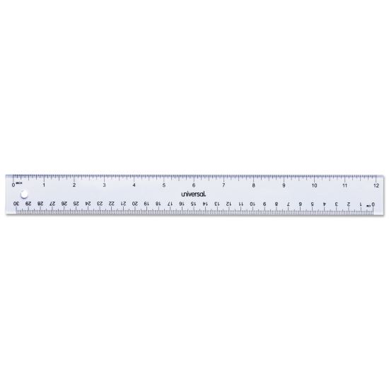 Universal® Clear Plastic Ruler1