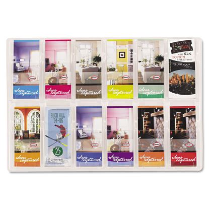 Safco® Reveal™ Clear Literature Displays1