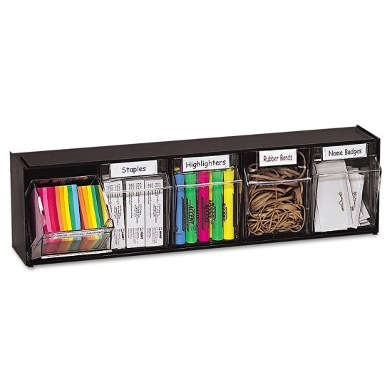 deflecto® Tilt Bin® Interlocking Multi-Bin Storage Organizer1