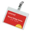 Universal® Clear Badge Holders With Inserts3