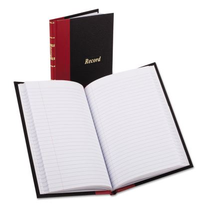 Boorum & Pease® Record and Account Book with Black Cover and Red Spine1