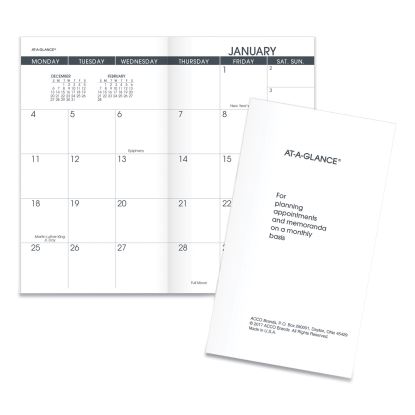 AT-A-GLANCE® Pocket Size Monthly Planner Refill1