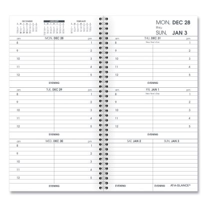 AT-A-GLANCE® Weekly Appointment Book Refill Hourly Ruled1