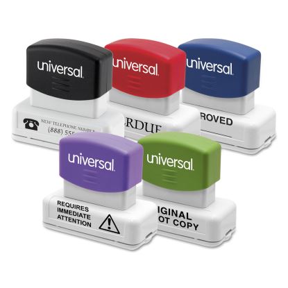 Universal® Recycled Pre-Inked Custom Stamp1