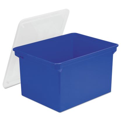 Storex Plastic File Tote1