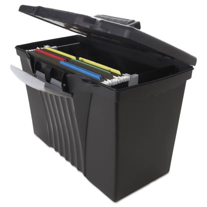 Storex Portable Letter/Legal Filebox with Organizer Lid1