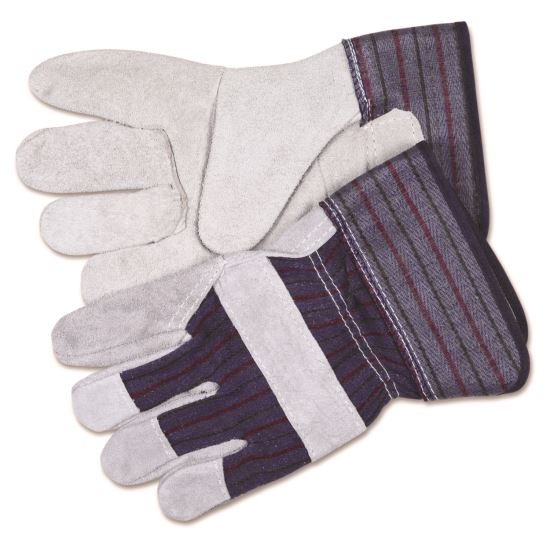 MCR™ Safety Men's Split Leather Palm Gloves1