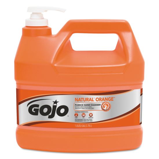 GOJO® NATURAL ORANGE™ Pumice Hand Cleaner with Pump Dispenser1