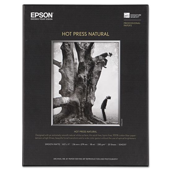 Epson® Hot Press Natural Fine Art Paper1