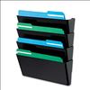 deflecto® DocuPocket® Stackable Four-Pocket Wall File1