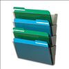 deflecto® DocuPocket® Stackable Four-Pocket Wall File4