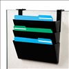 deflecto® DocuPocket® Stackable Three-Pocket Partition Wall File1