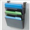 deflecto® DocuPocket® Stackable Three-Pocket Partition Wall File2