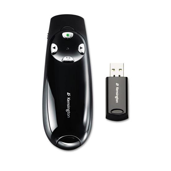 Kensington® Wireless Presenter Pro with Green Laser Pointer1