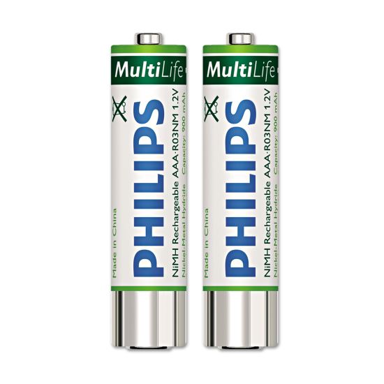 Philips® Rechargeable NiMH Batteries1