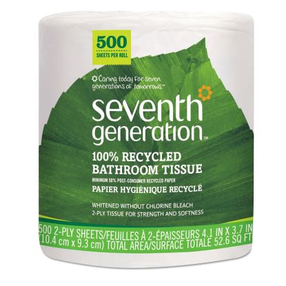 Seventh Generation® 100% Recycled Bathroom Tissue Rolls1