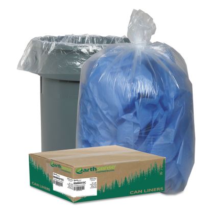 Earthsense® Commercial Linear Low Density Clear Recycled Can Liners1