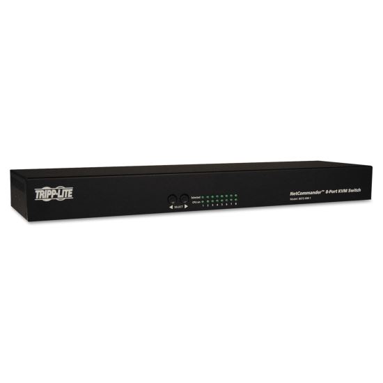 Tripp Lite 8-Port NetCommander 1U Rackmount Cat5 KVM Switch1