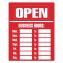 COSCO Business Hours Sign Kit1