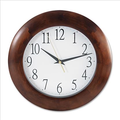 Universal® Round Wood Wall Clock1