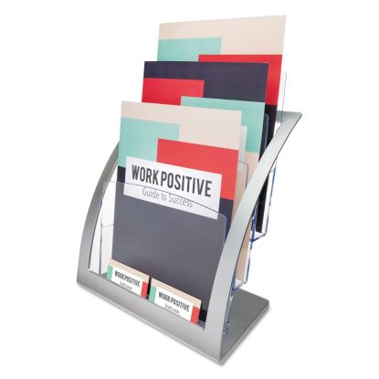 deflecto® Three-Tier Contemporary Literature Holder1