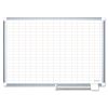 MasterVision® Gridded Magnetic Porcelain Dry Erase Planning Board1