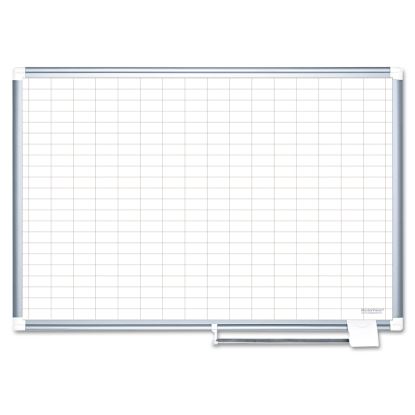 MasterVision® Gridded Magnetic Porcelain Dry Erase Planning Board1